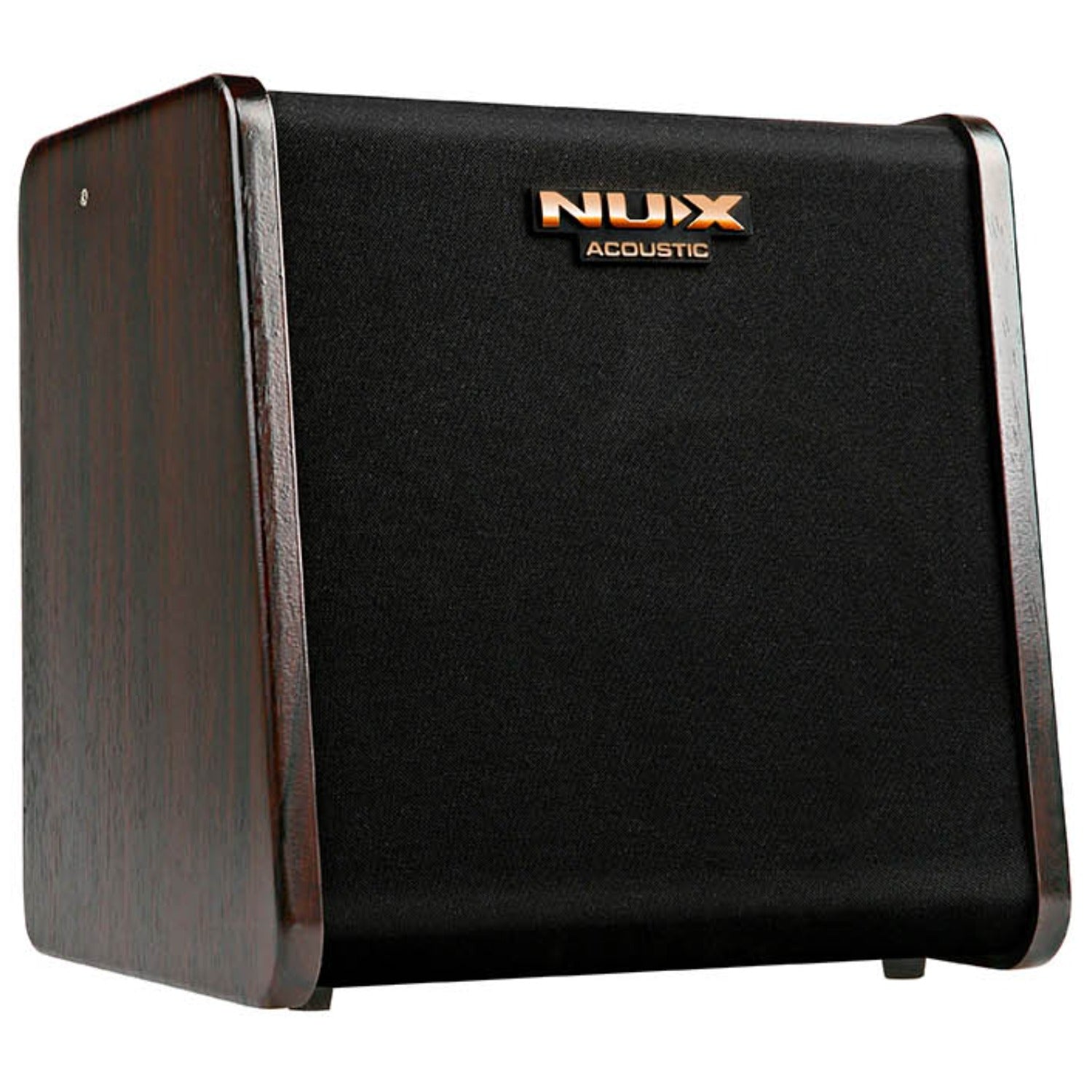 Nux Guitar Combo Amplifiers Black Nux AC-80 Stageman II Battery Powered Acoustic Combo Guitar Amplifiers