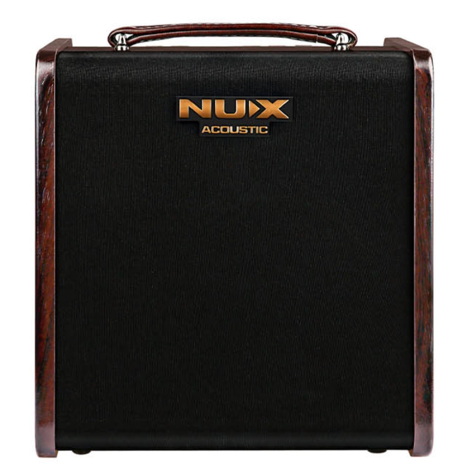Nux Guitar Combo Amplifiers Black Nux AC-80 Stageman II Battery Powered Acoustic Combo Guitar Amplifiers