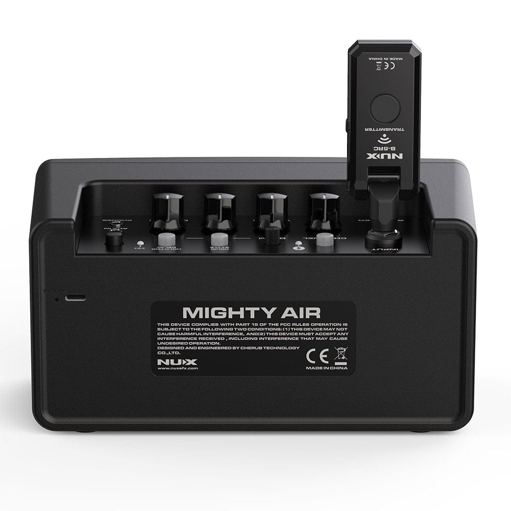 nux guitar combo amplifiers black nux mighty air wireless stereo modeling amplifier