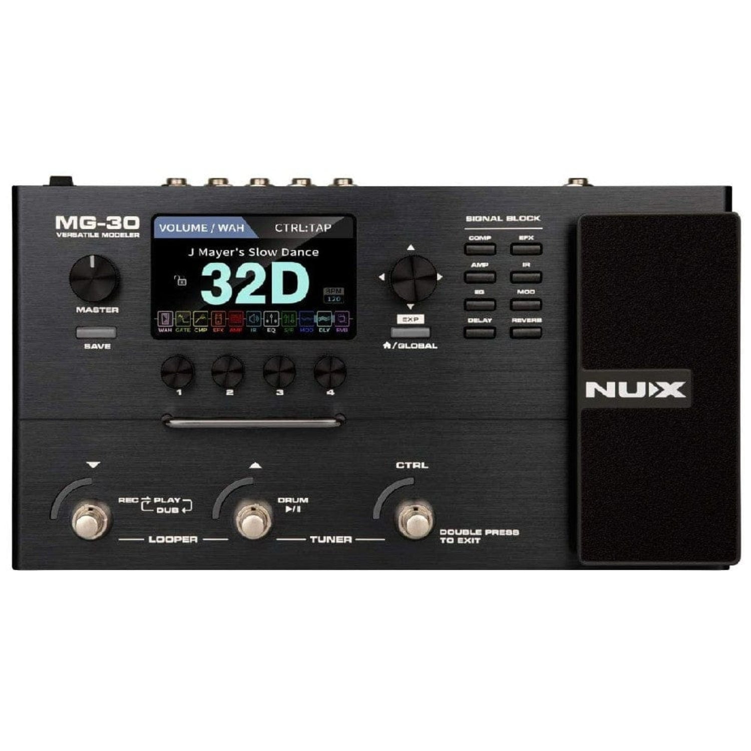 nux guitar processors nux mg 30 guitar multieffects processor