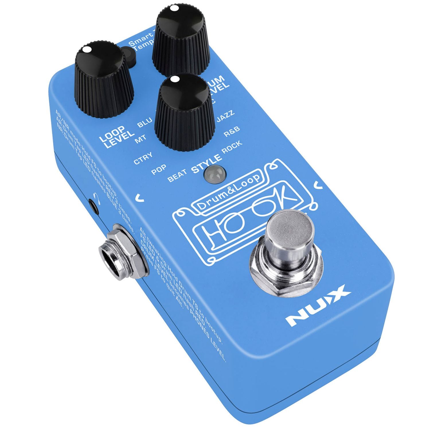 Nux Looper Pedals Nux NDL-3 Hook Mini Looper with Phones Out