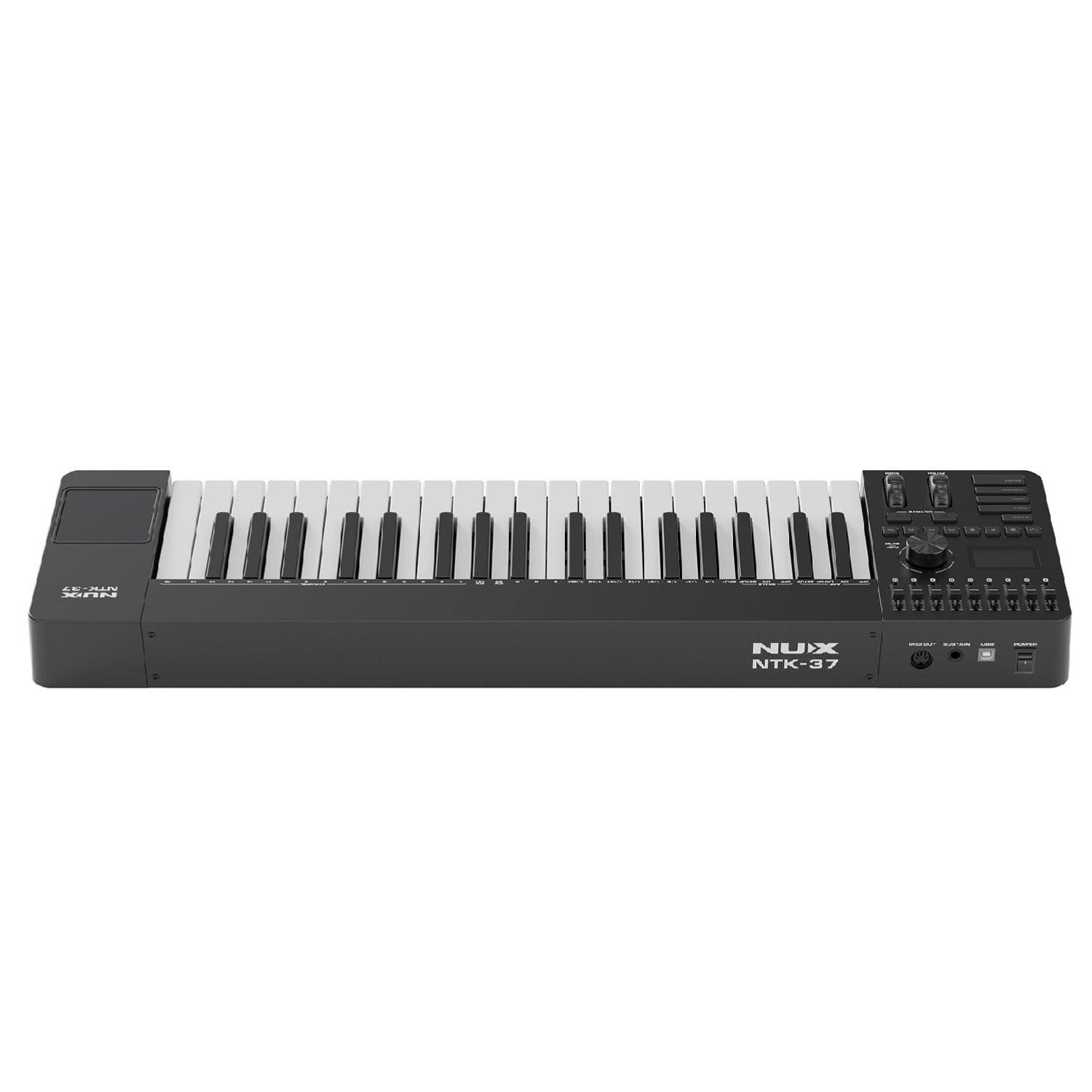Nux Midi Controllers Black Nux NTK-37 Midi Keyboard Controller