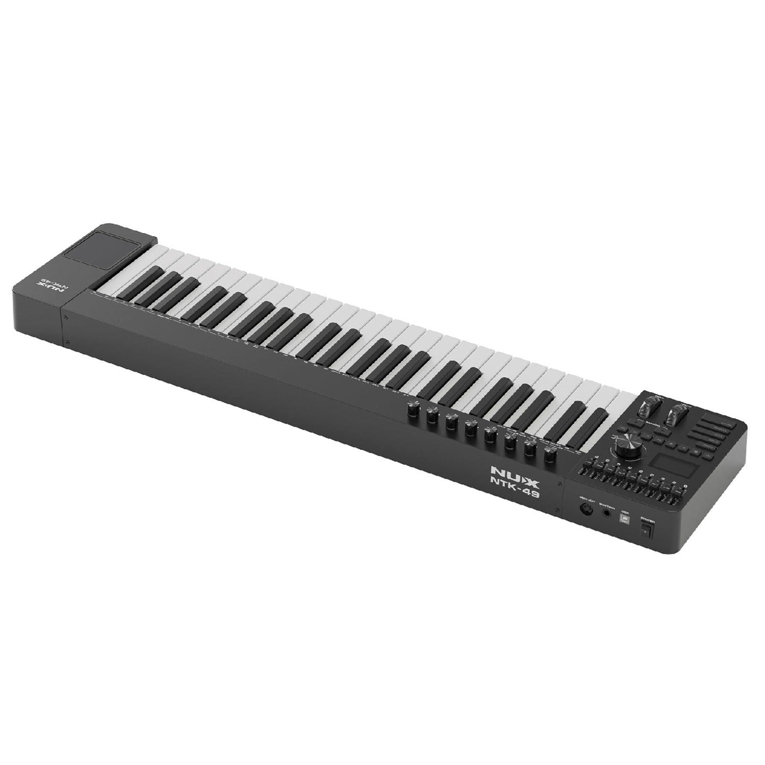 Nux Midi Controllers Black NUX NTK-49 Midi Keyboard Controller