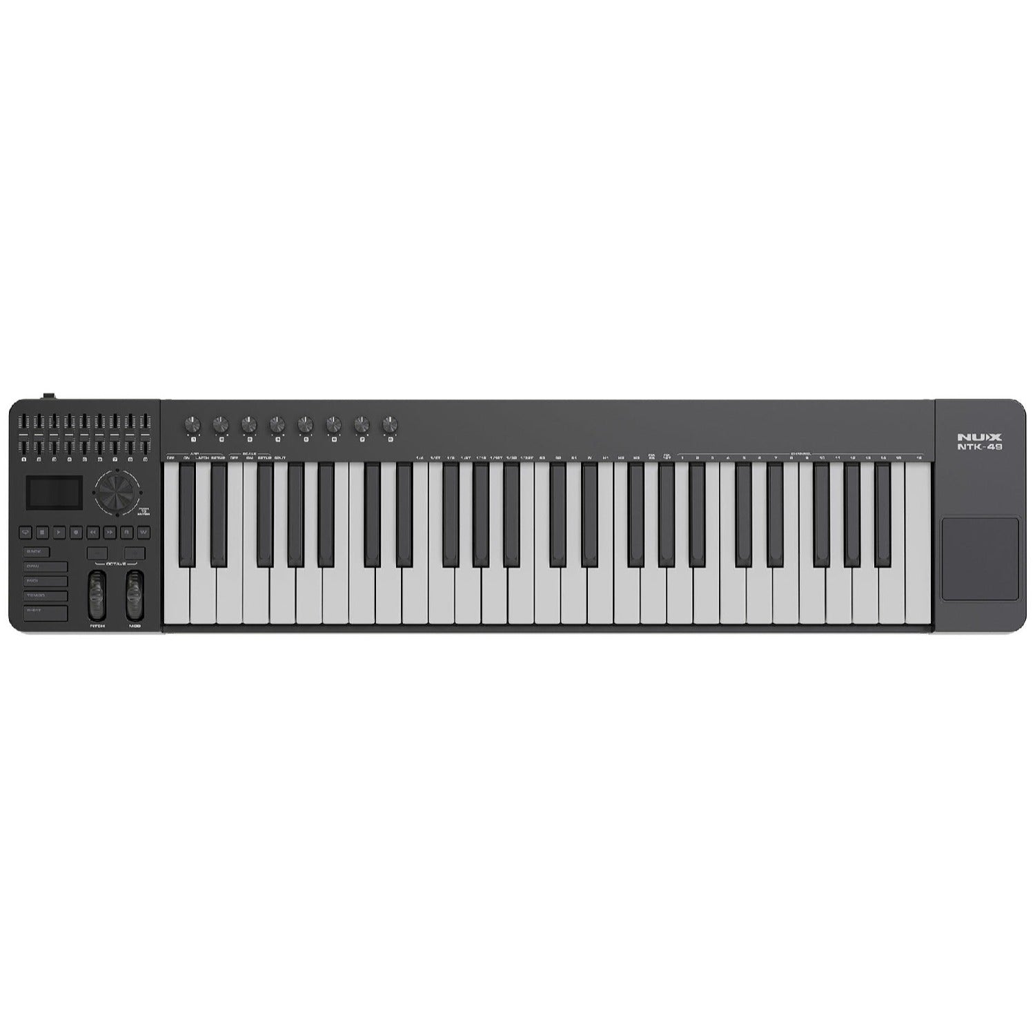 Nux Midi Controllers Black NUX NTK-49 Midi Keyboard Controller