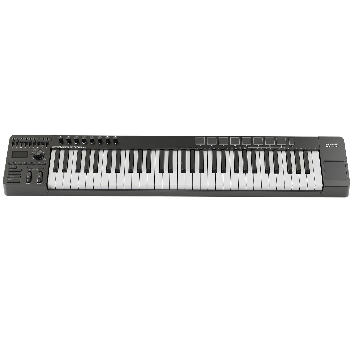 Nux Midi Controllers Black Nux NTK-61 Midi Keyboard Controller