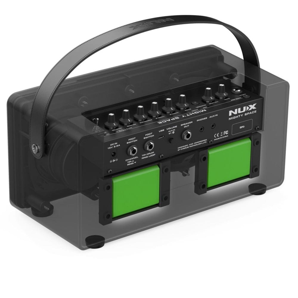 nux portable guitar amplifiers nux mighty space 30w portable wireless modeling amplifier