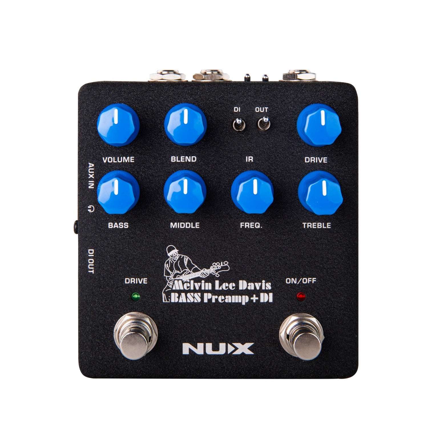 Nux Pre Amps Nux NBP 5 Mld Bass Preamp + Di Pedal