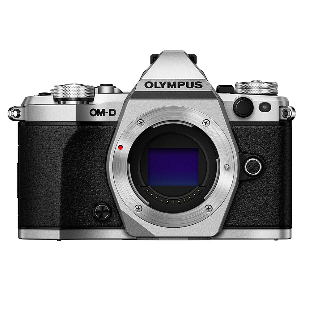 olympus dslr cameras olympus e m5 mark ii digital camera body with 16 gb card - silver