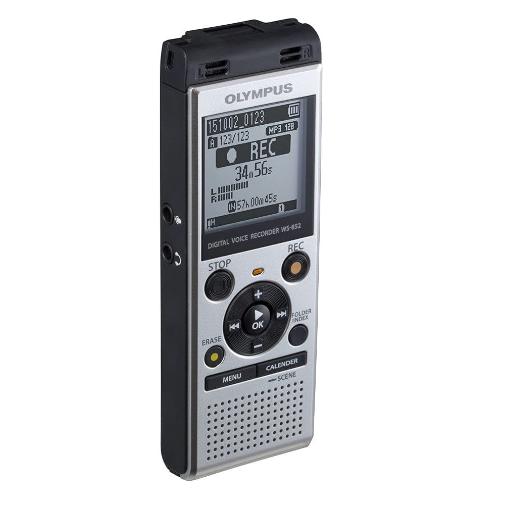 olympus recorders olympus ws-852 digital voice recorder- silver
