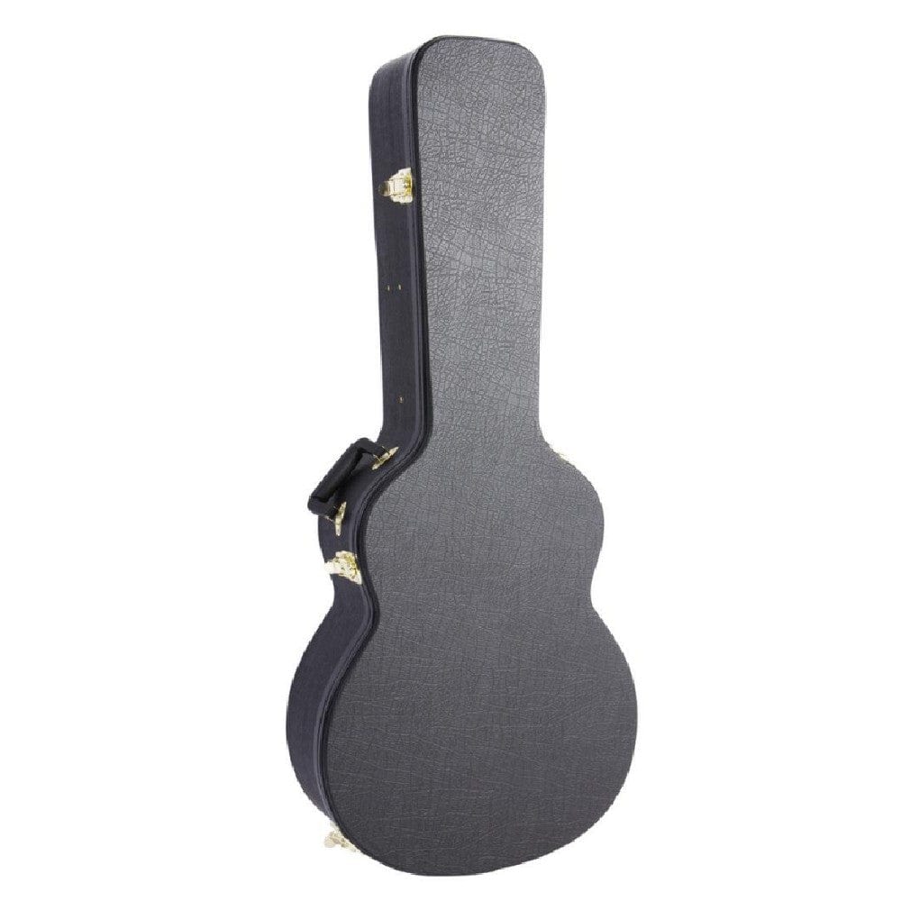 on-stage acoustic guitar cases black on-stage gca5600b hardshell jumbo acoustic guitar case #color_black