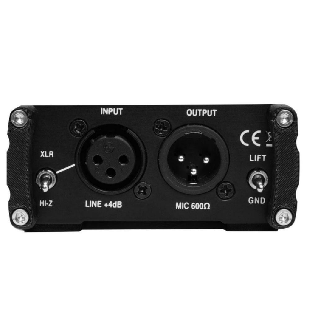 on-stage d i boxes black on-stage db1050 passive multimedia di box