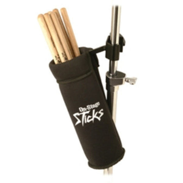 on-stage drumstick bags and holders on-stage da100 clamp-on drum stick holder