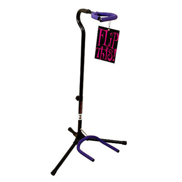on-stage guitar stands on-stage stands gs 7153b-p flip-it! self locking guitar stand
