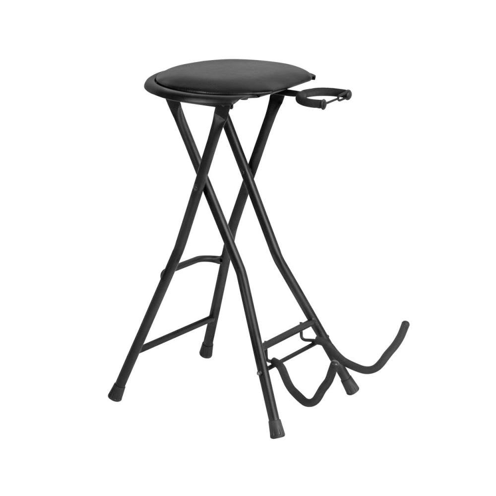 on-stage guitar stools on-stage dt7500 guitarist stool with foot rest - black