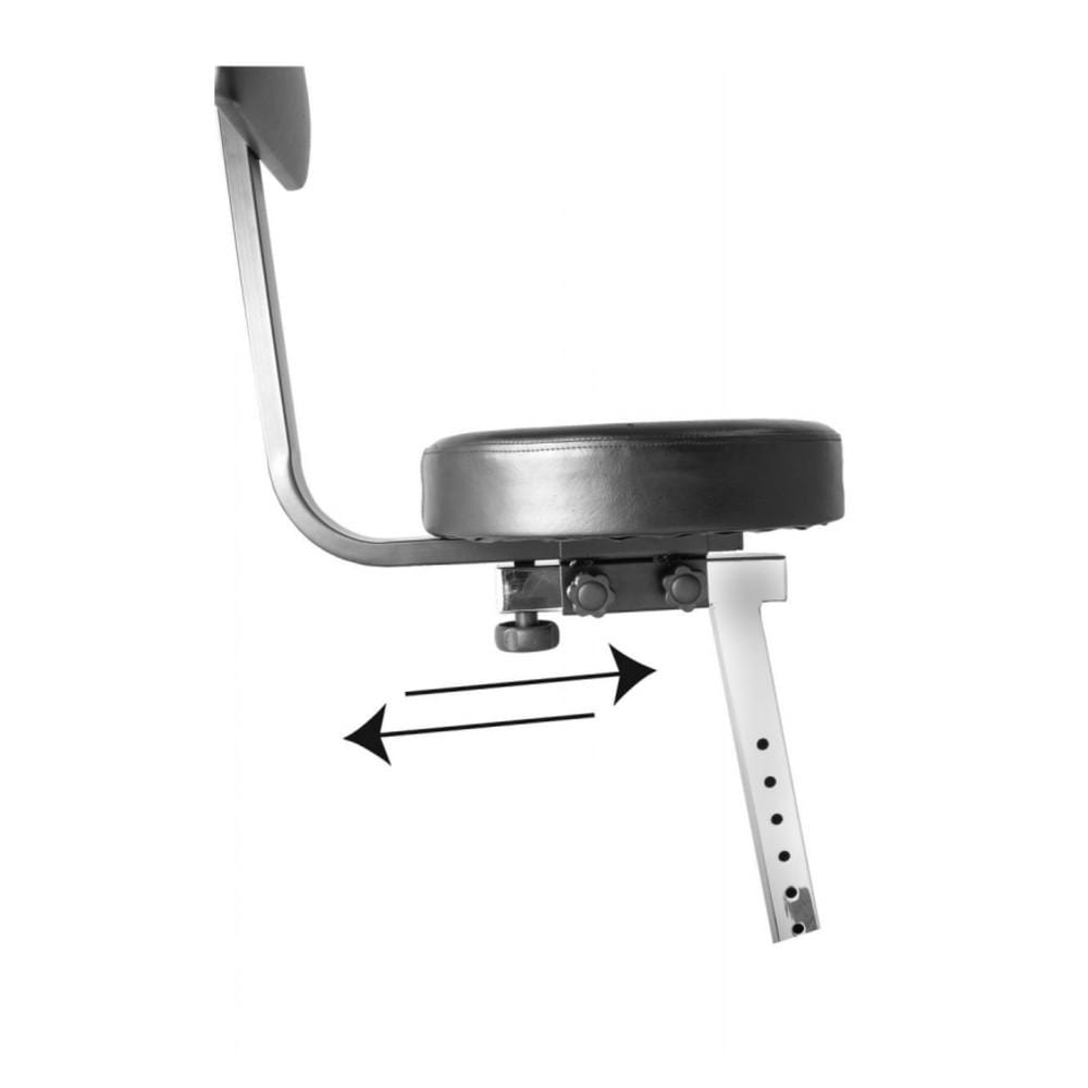on-stage guitar stools on-stage dt8500 guitar / keyboard throne - black