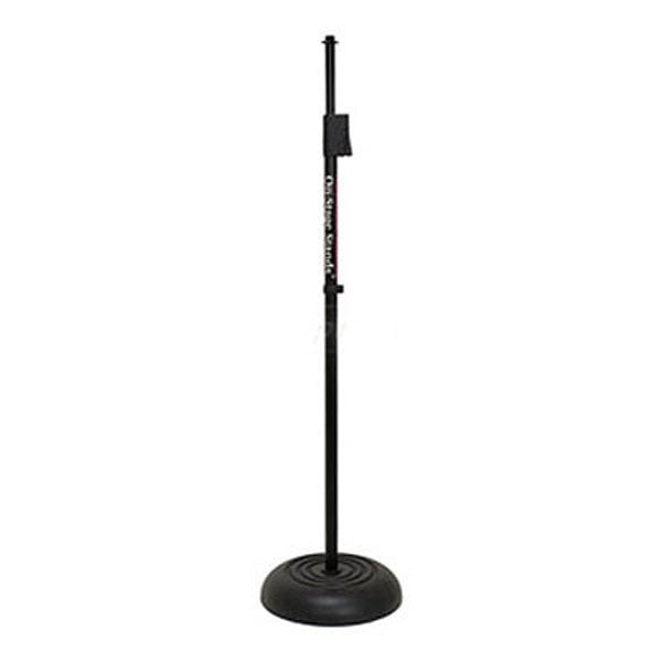 on-stage microphone stands on-stage ms7201qrb quick release microphone stand - black