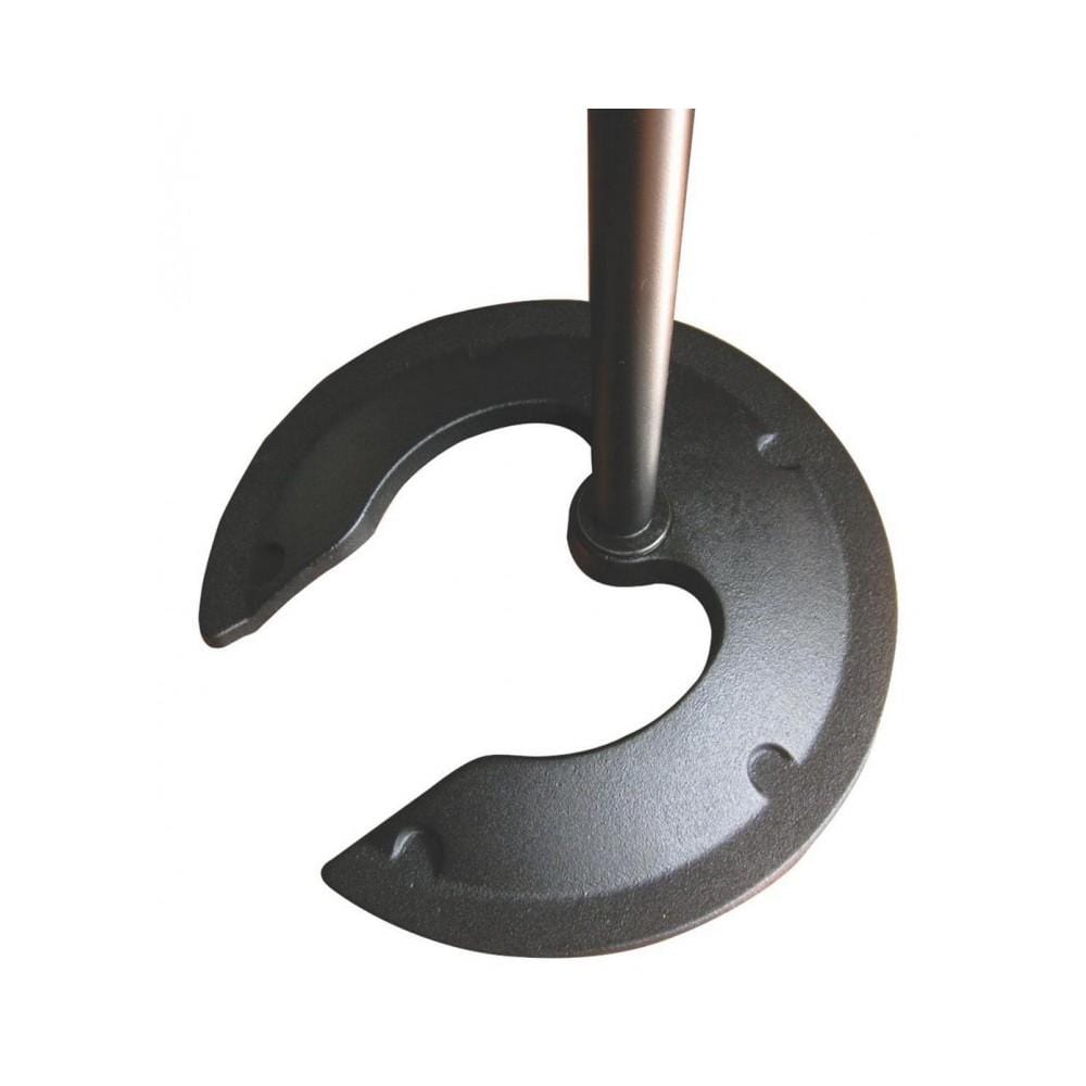 on-stage microphone stands on-stage ms7325 stackable round base microphone stand