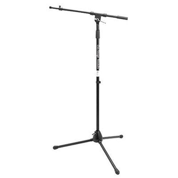 on-stage microphone stands on-stage ms7701tb telescoping euro boom microphone stand