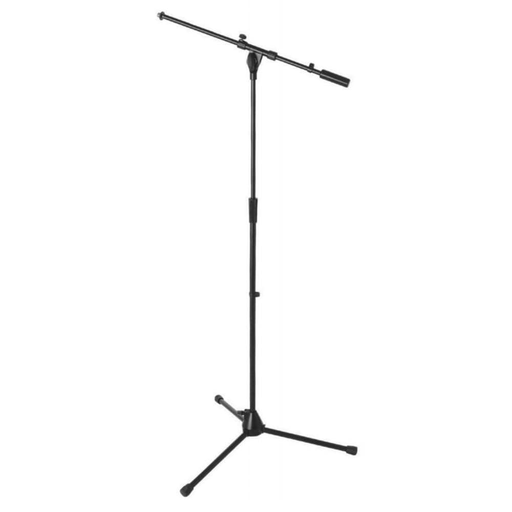 on-stage microphone stands on-stage ms9701b+ heavy-duty euro boom mic stand - black
