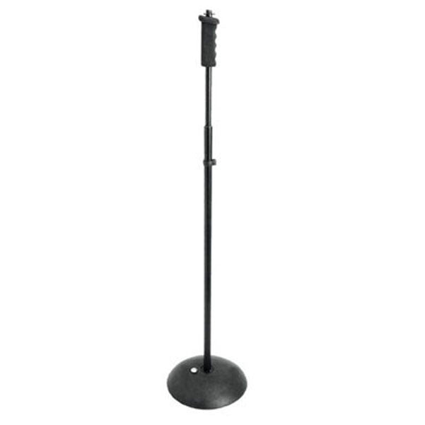 on-stage microphone stands on-stage stands ms7255pg pistol grip dome base mic stand