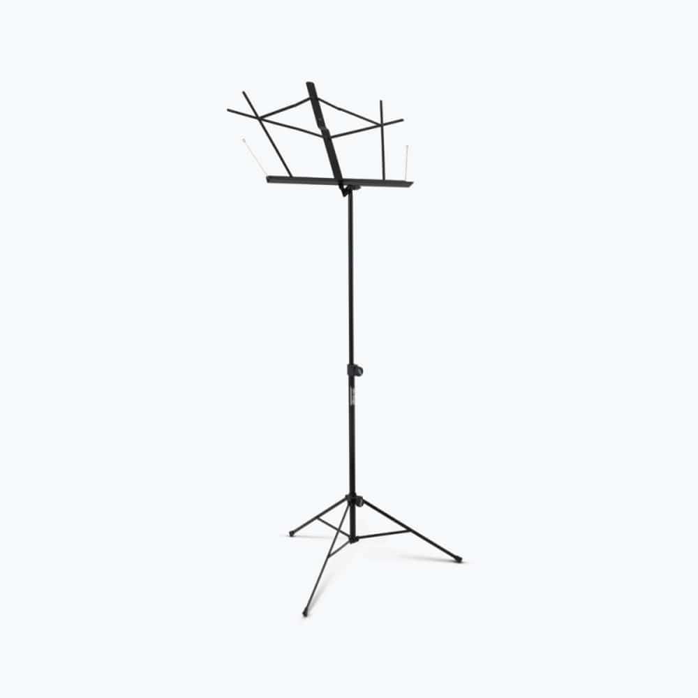 on-stage music stands on-stage sm7122bb sheet music stand w/ carry bag