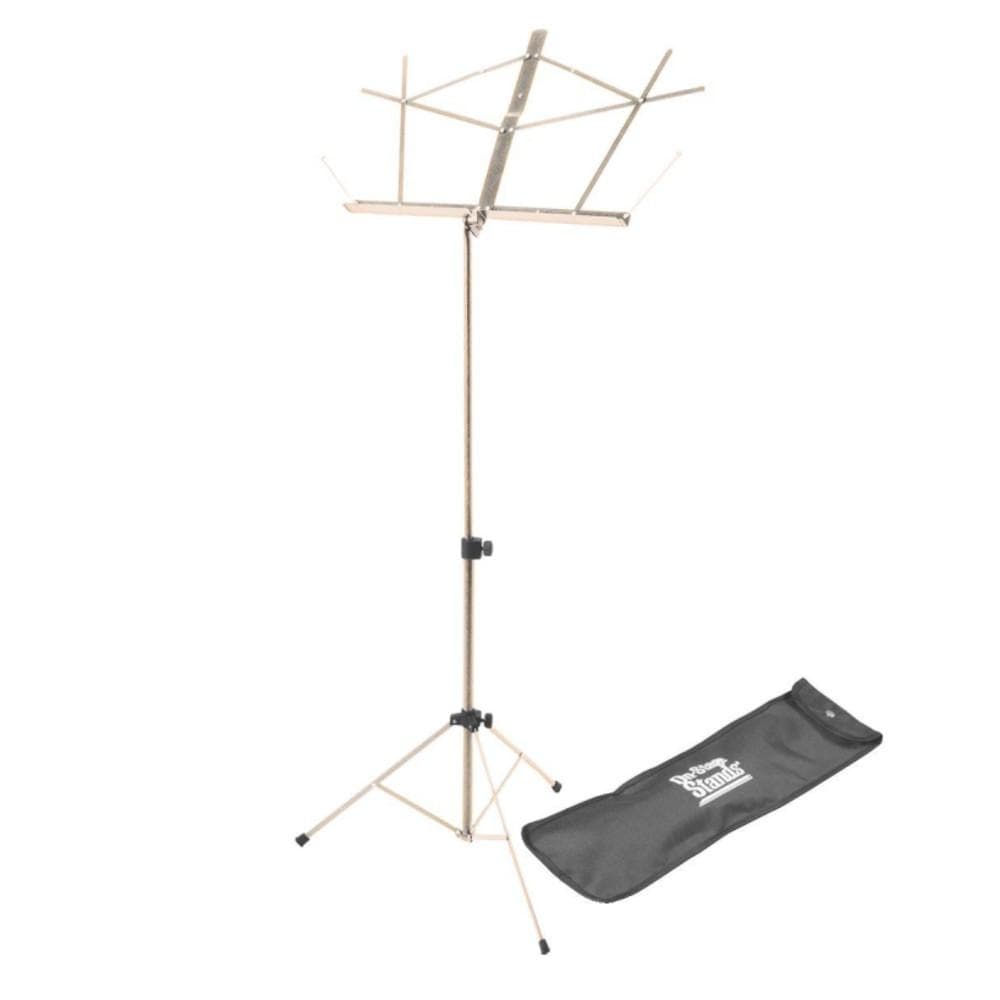 on-stage music stands on-stage sm7122nb compact sheet music stand with bag - nickel