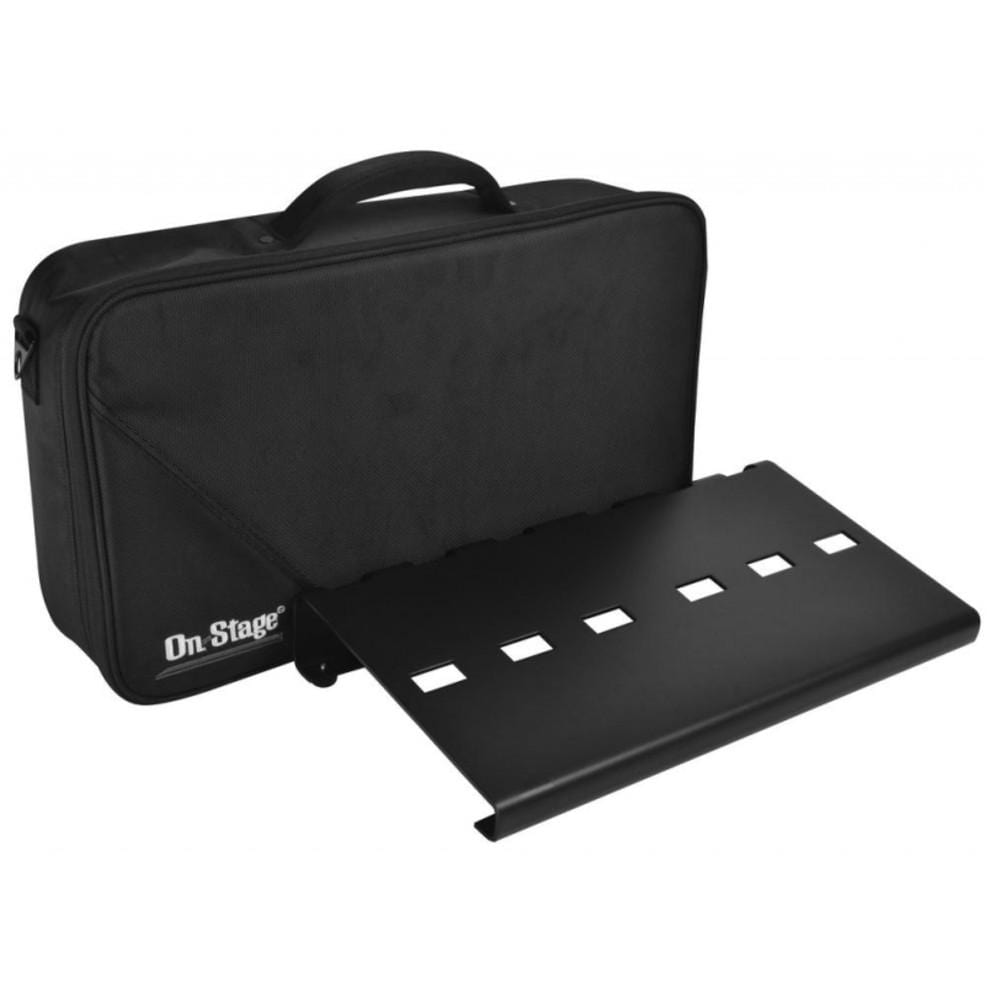 on-stage pedalboards on-stage gpb3000 pedal board with gig bag - black