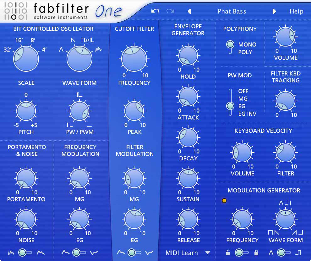 FabFilter One Synthesizer Plugin