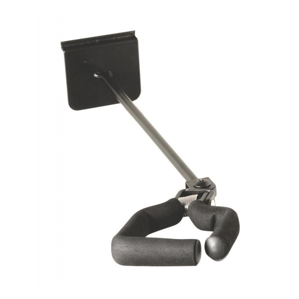 onstage guitar hangers and holders on-stage gs7660b adjustable flip it guitar hanger