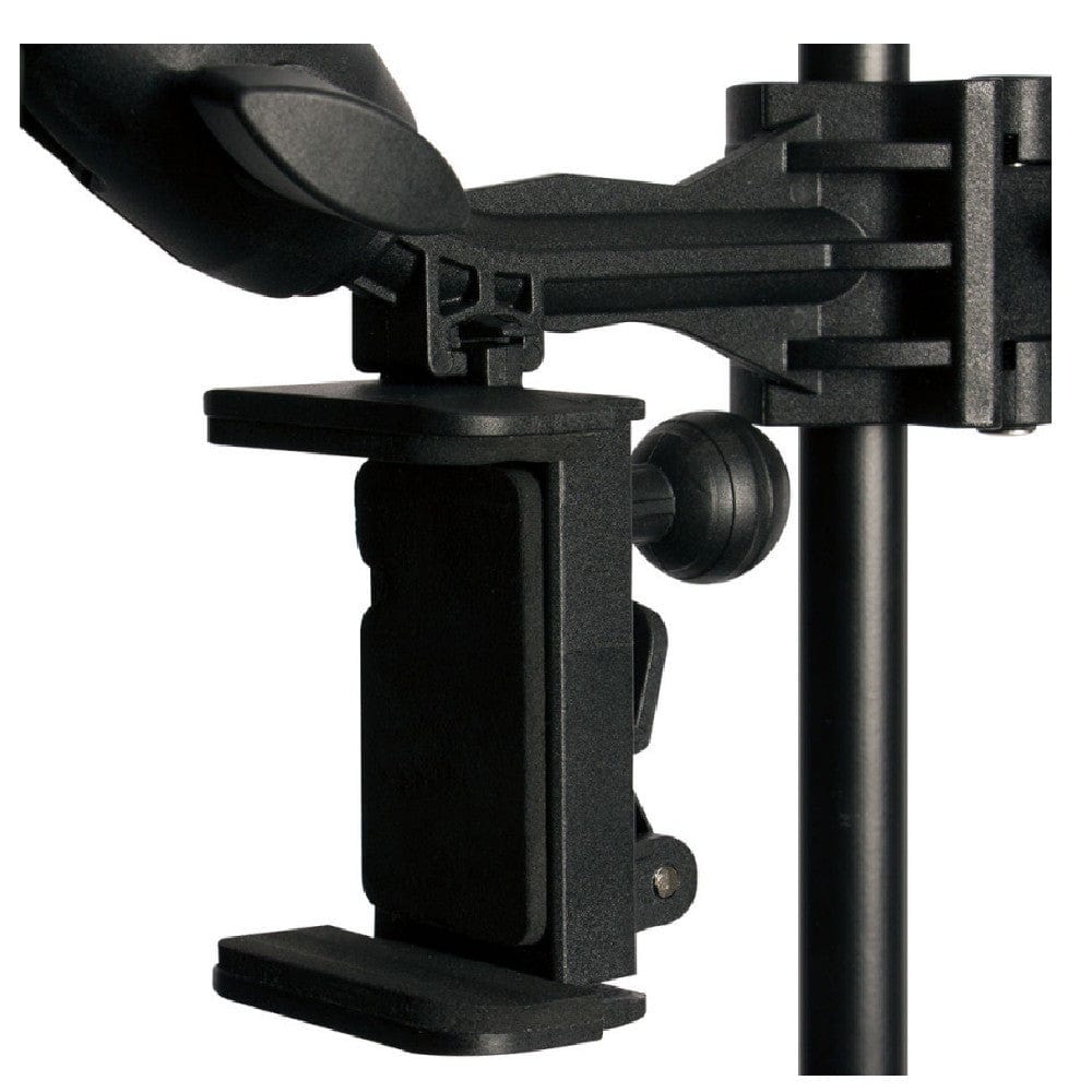 onstage tablet stands and holders black on-stage tcm1500 tablet/smartphone holder stands