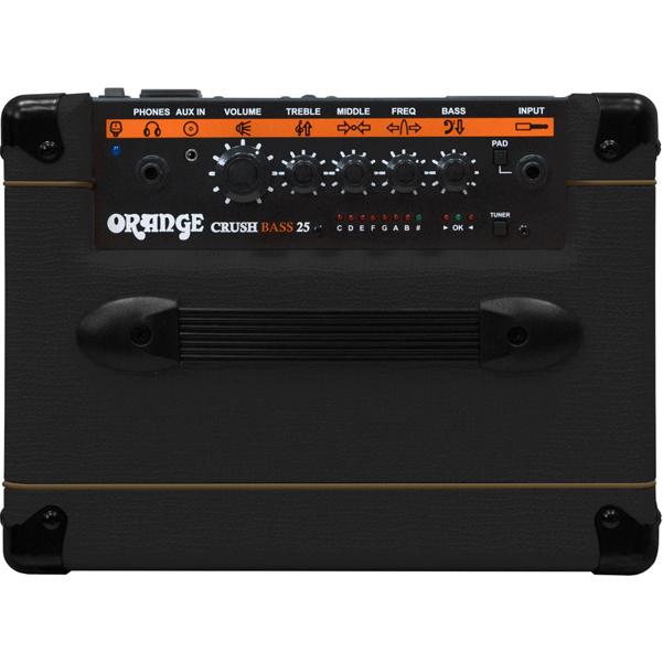 orange bass combo amplifiers orange crush 25rt bass amplifier #color_black-basketweave-vinyl