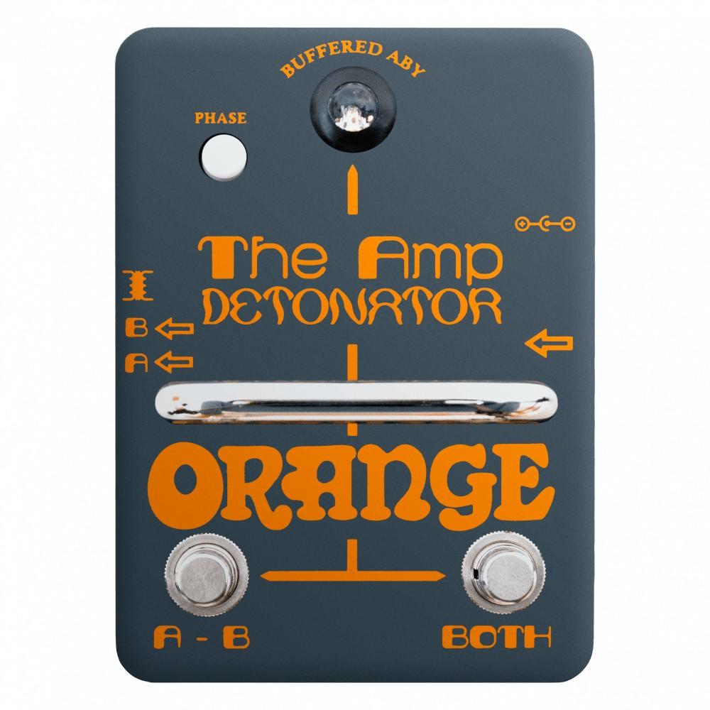 orange effect pedals orange amp detonator buffered ab y switcher pedal