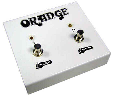 orange effect pedals orange mcfs2 two button amplifier foot switch