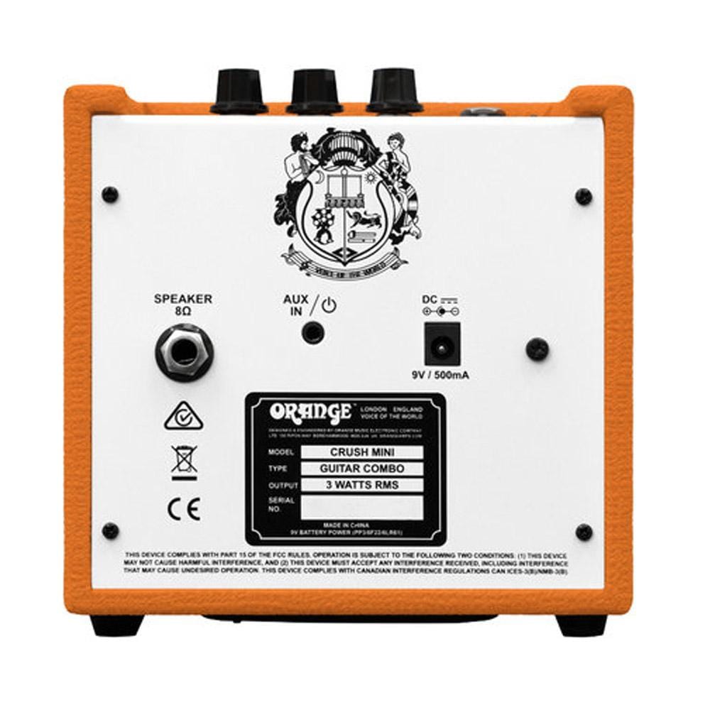 orange guitar amplifiers orange mini crush 3 watts combo guitar amplifier