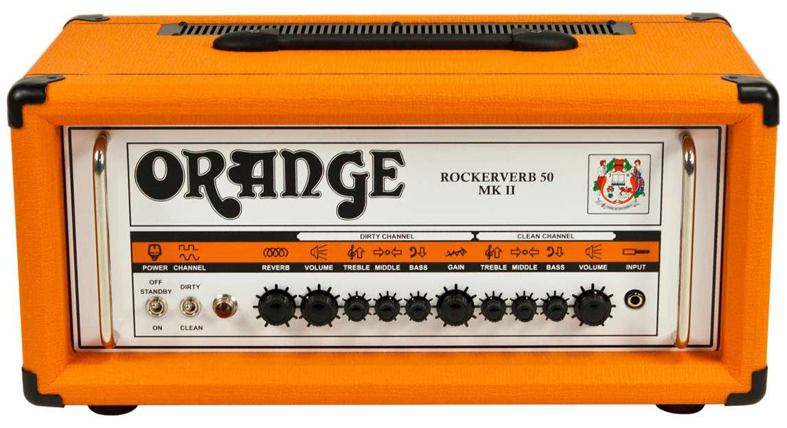 orange guitar amplifiers orange rockerverb rk50h mkii guitar amp