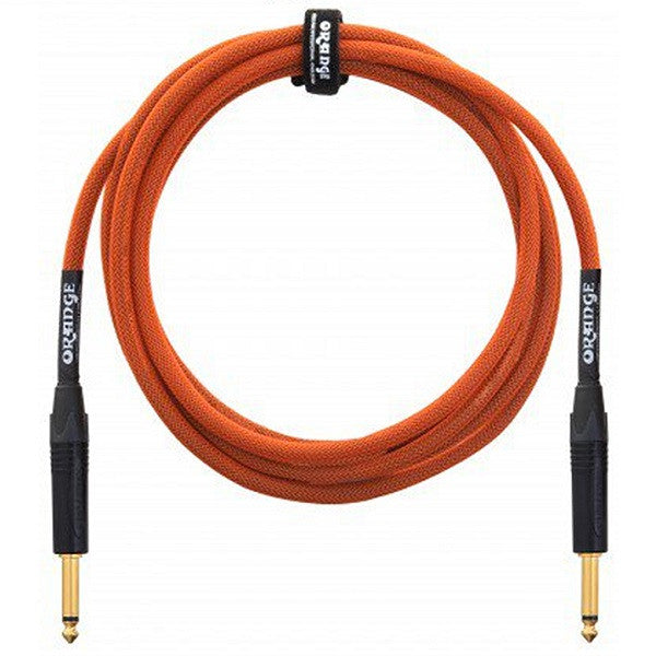 orange instrument cables orange orange 30' professional instrument cable - straight