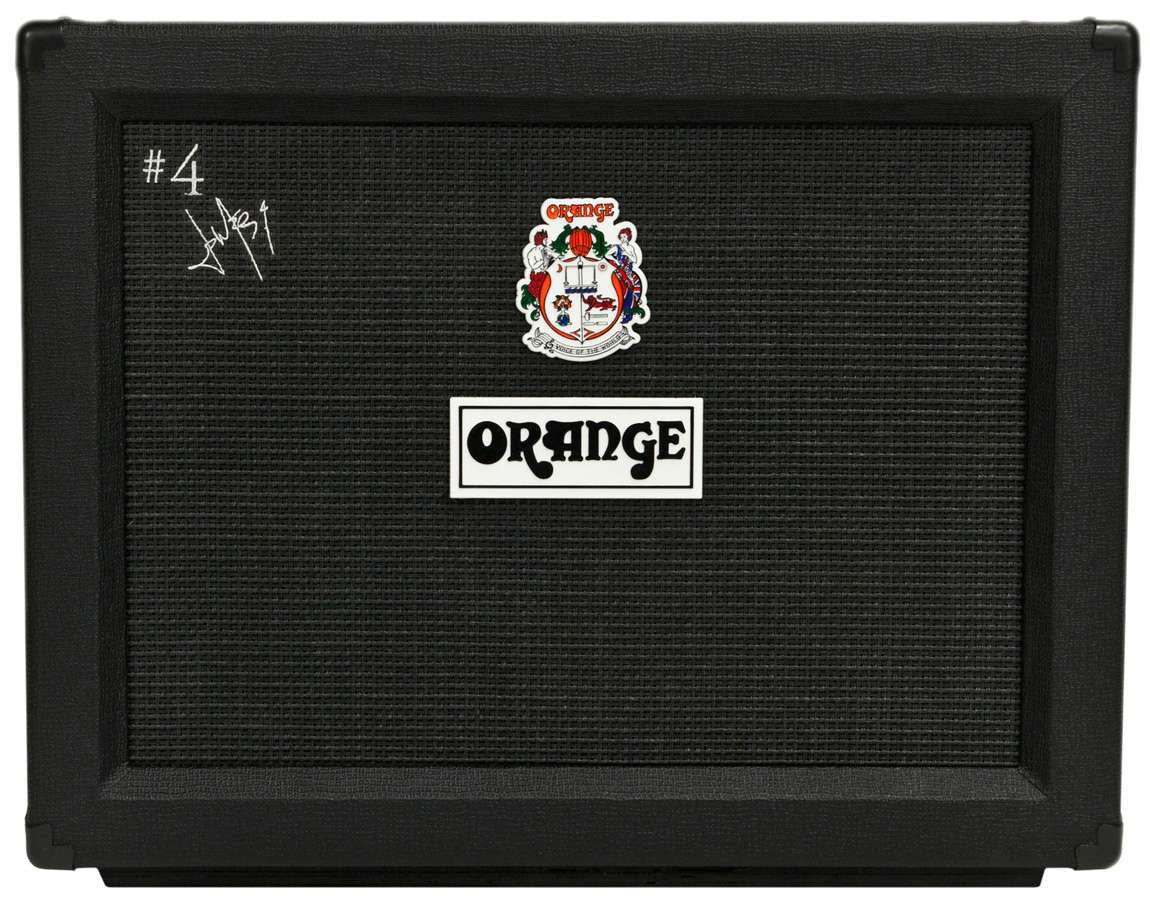 orange speaker cabinets orange jrt jim root signature 2 x 12 closed back cabinet