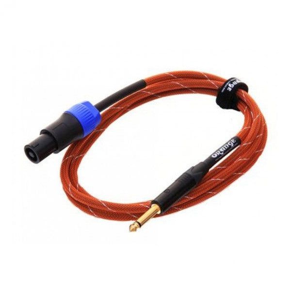 orange speaker cables orange cajsstspor3 3ft speaker cable jack/speakon