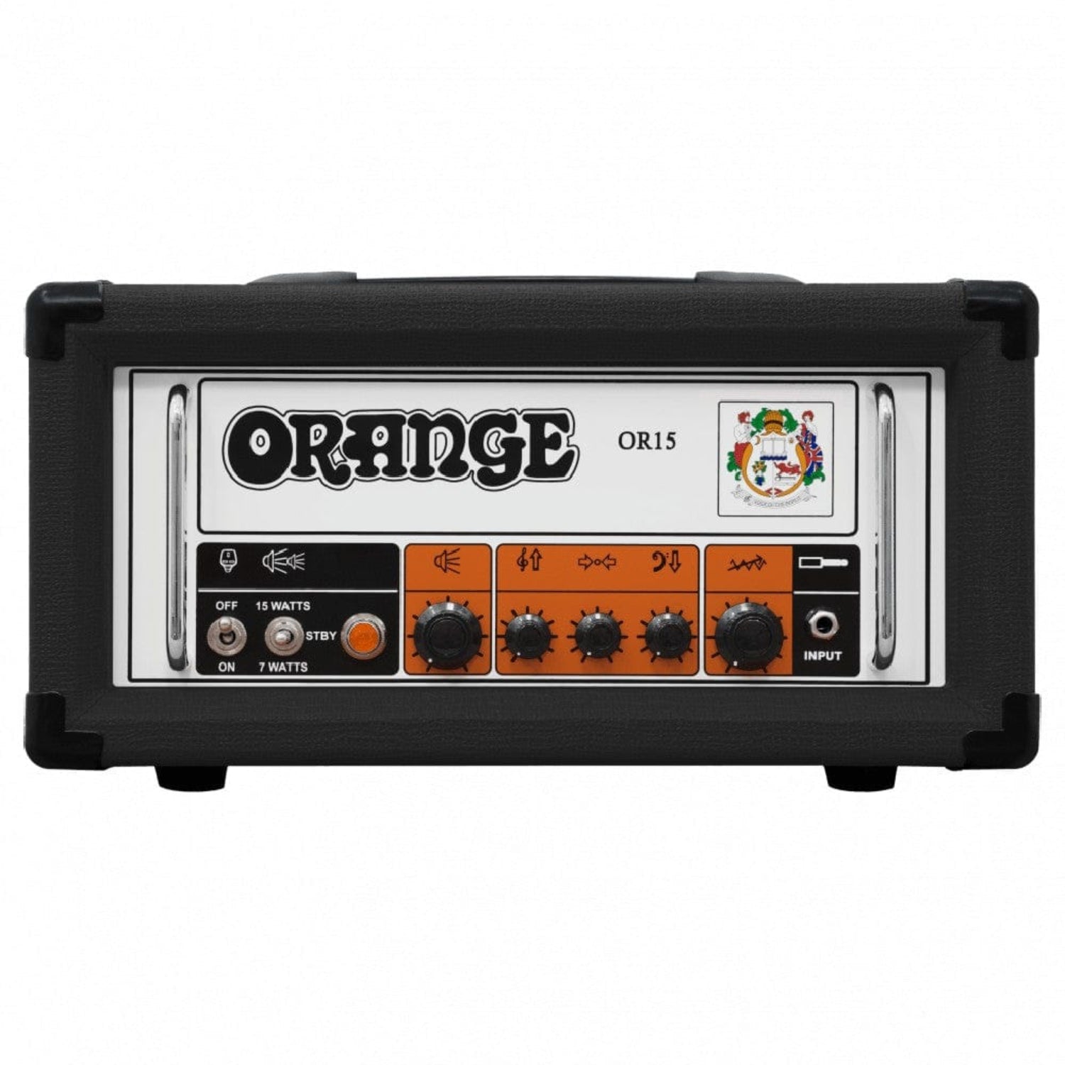 orange tube amplifiers black orange or15h 15-watt tube head #color_black