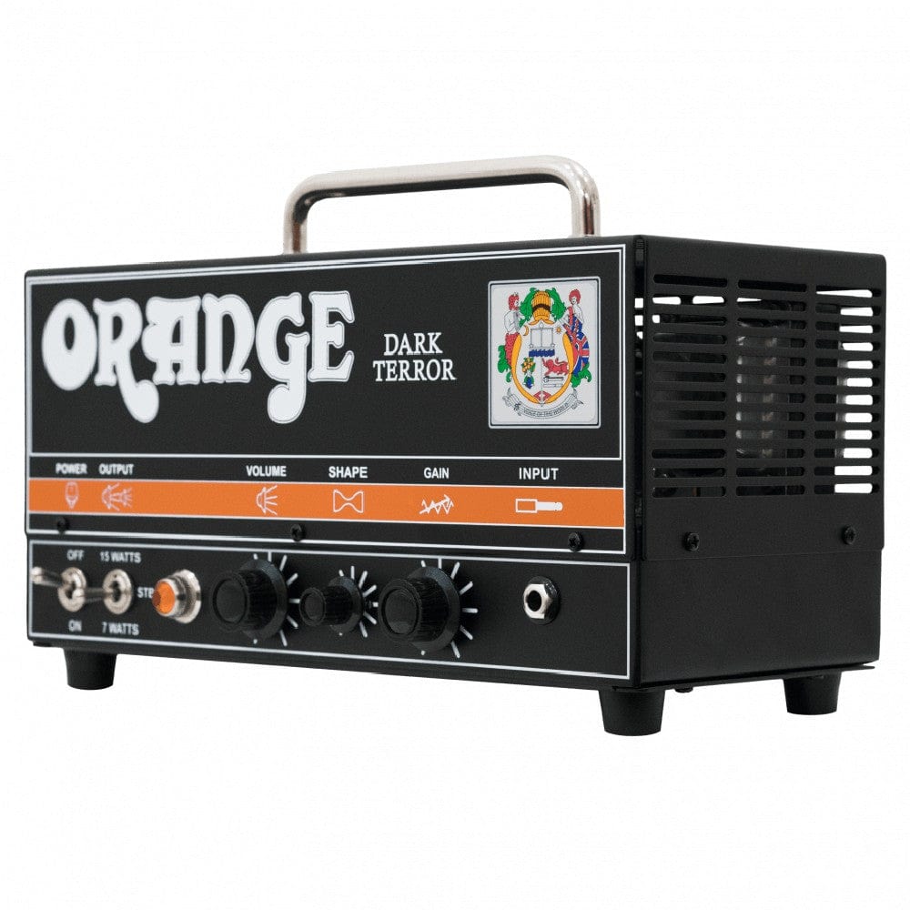 orange tube amplifiers orange da15h dark terror 15w tube guitar amp head
