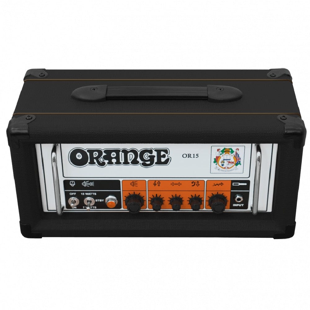 orange tube amplifiers orange or15h 15-watt tube head #color_black