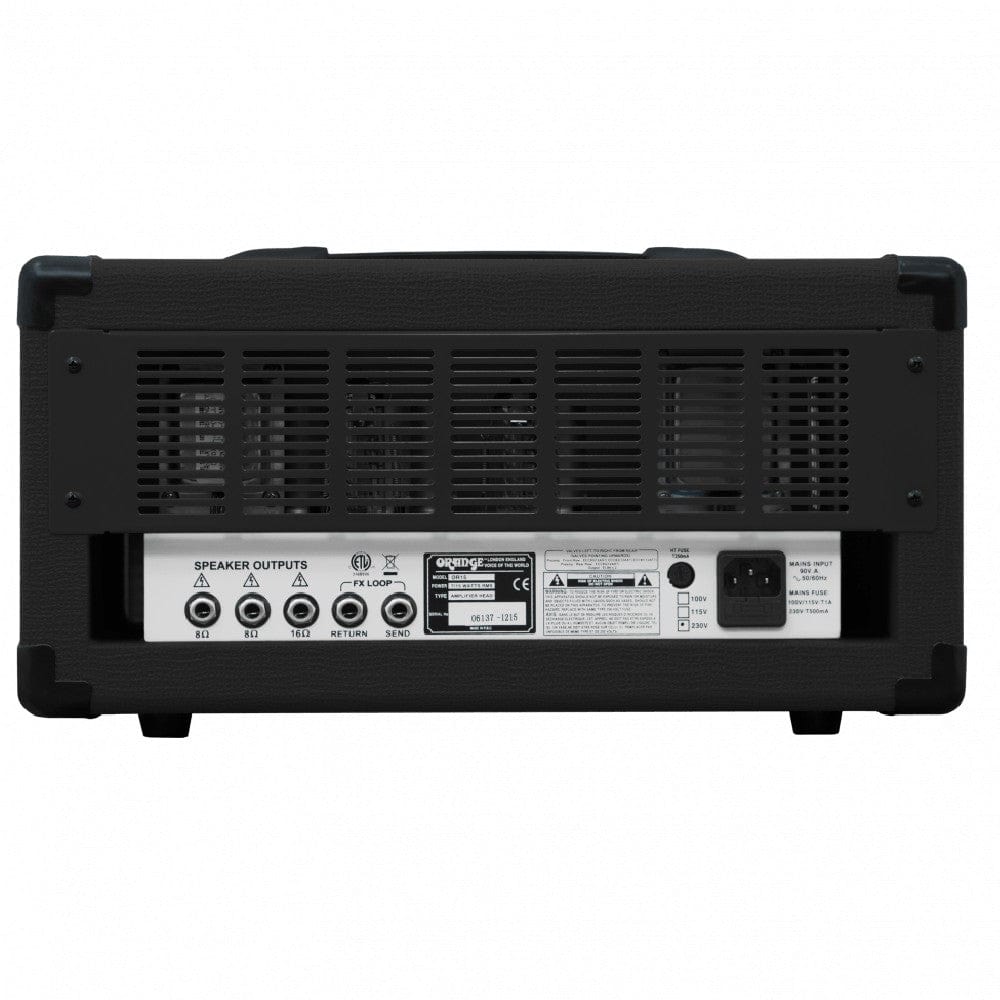 orange tube amplifiers orange or15h 15-watt tube head #color_black