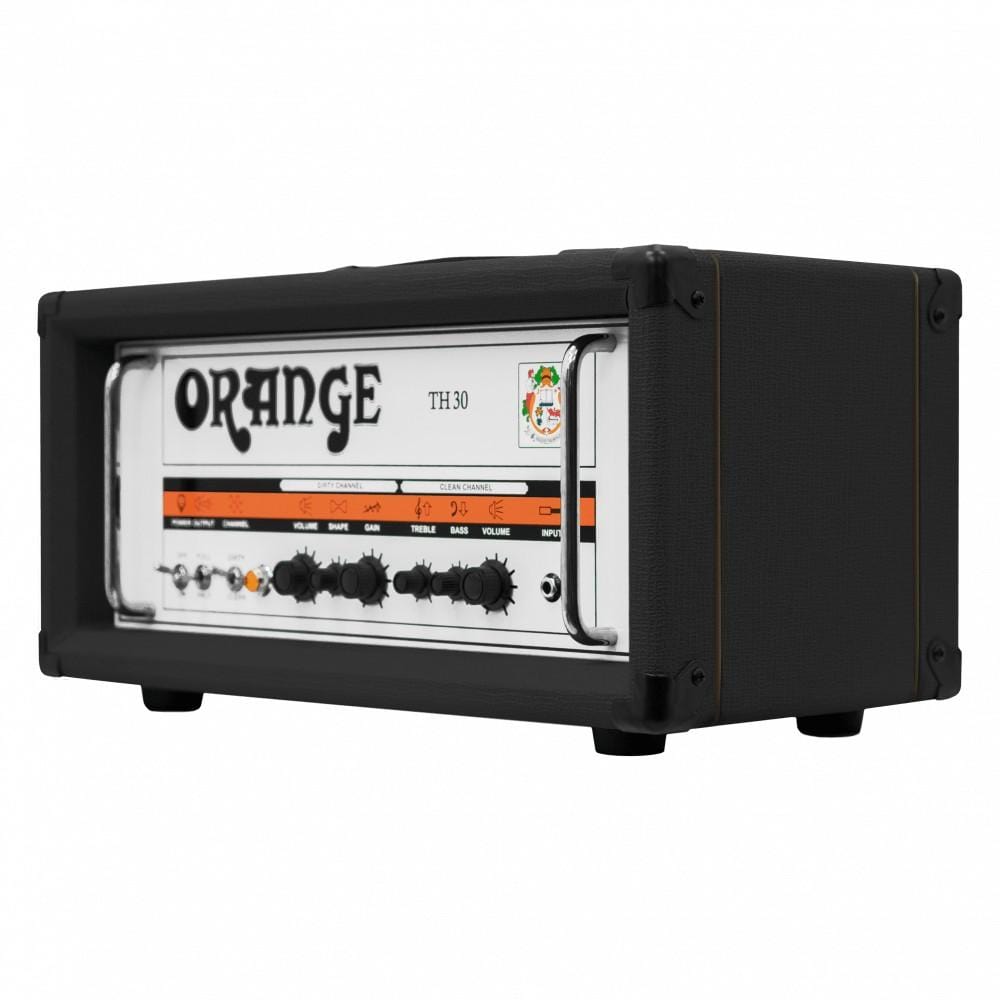 orange tube amplifiers orange th30h tube guitar amp head #color_black