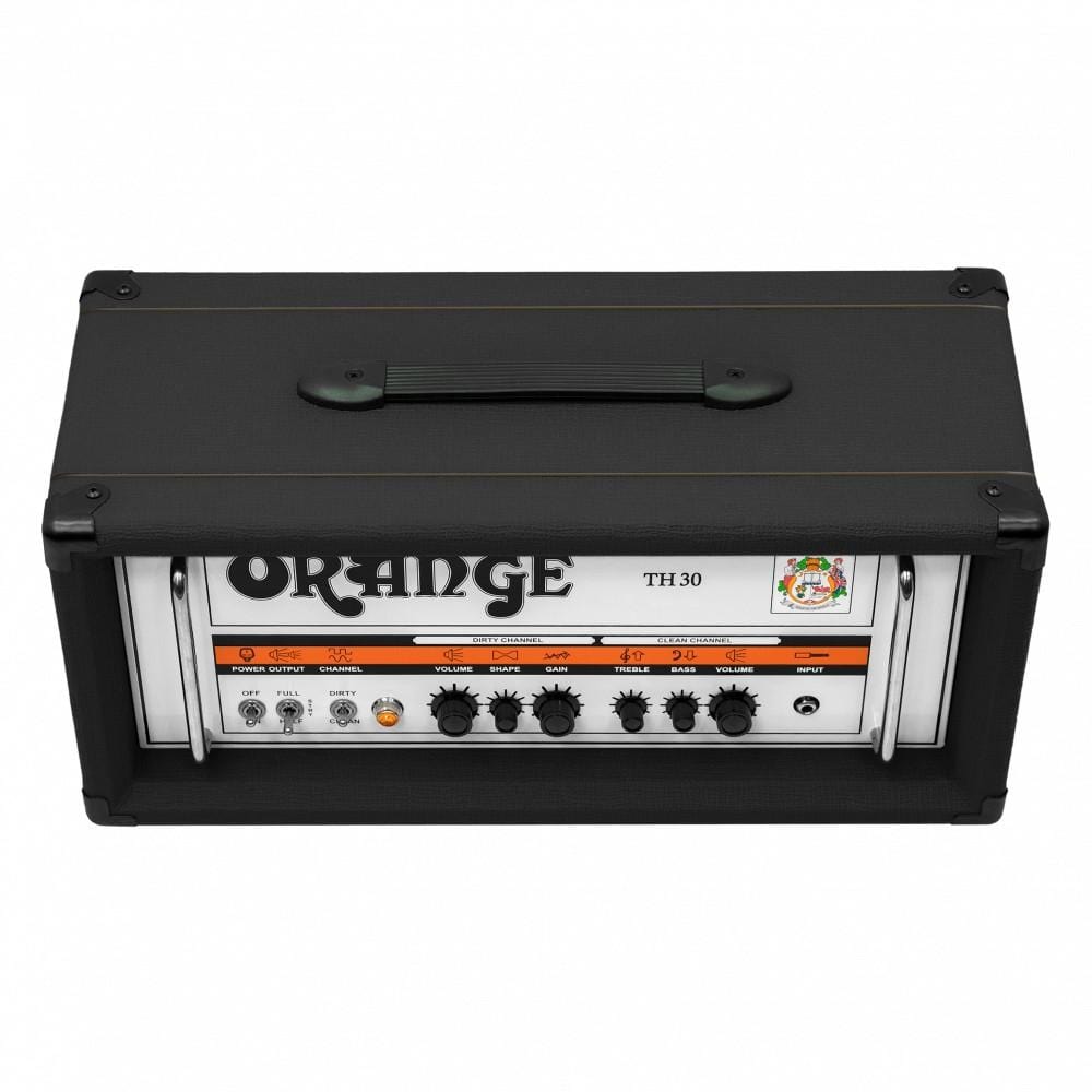 orange tube amplifiers orange th30h tube guitar amp head #color_black
