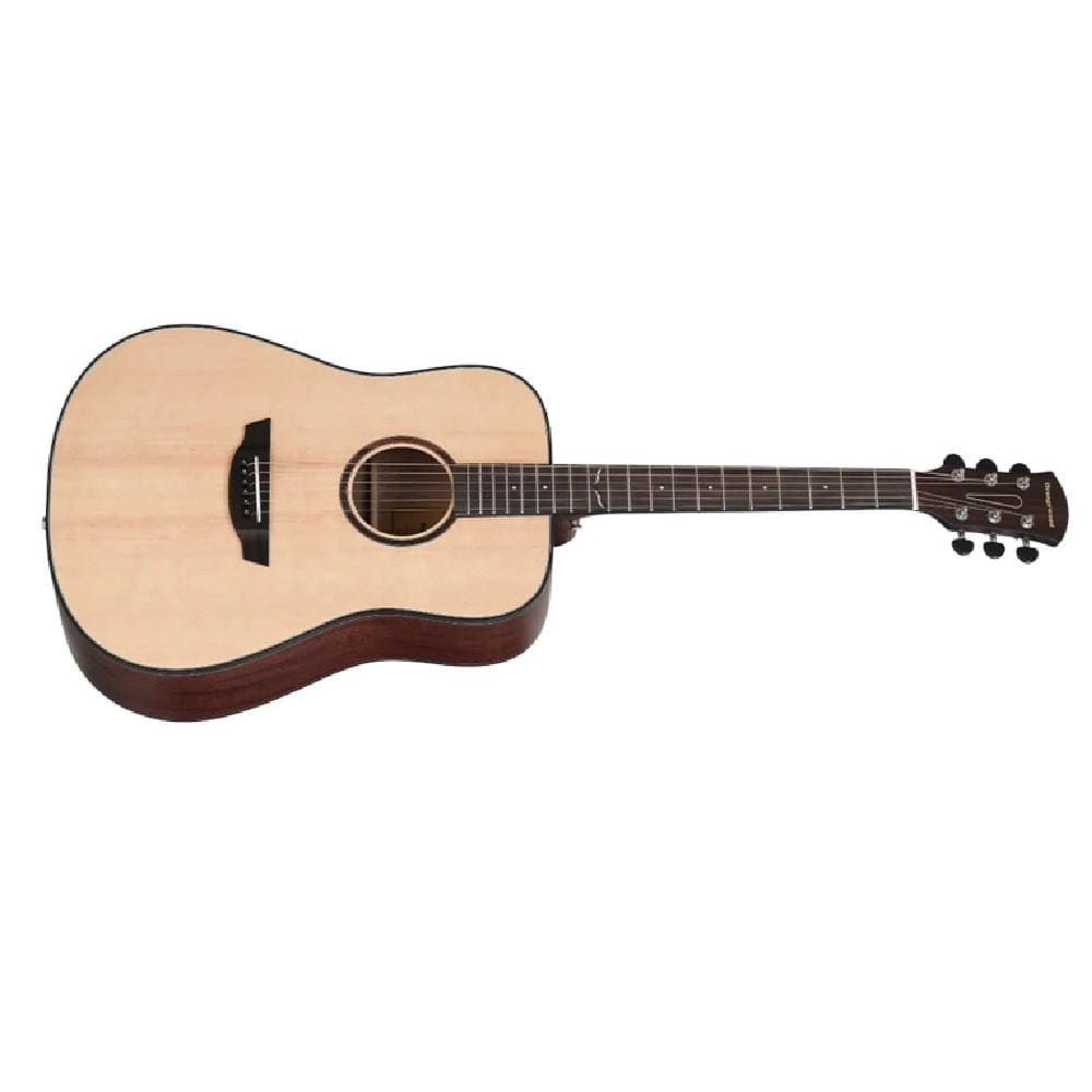 orangewood acoustic guitars orangewood austen dreadnought solid spruce top acoustic guitar
