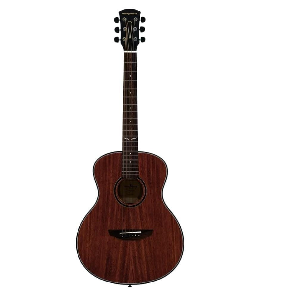 orangewood acoustic guitars orangewood oliver jr. mini solid mahogany top acoustic guitar