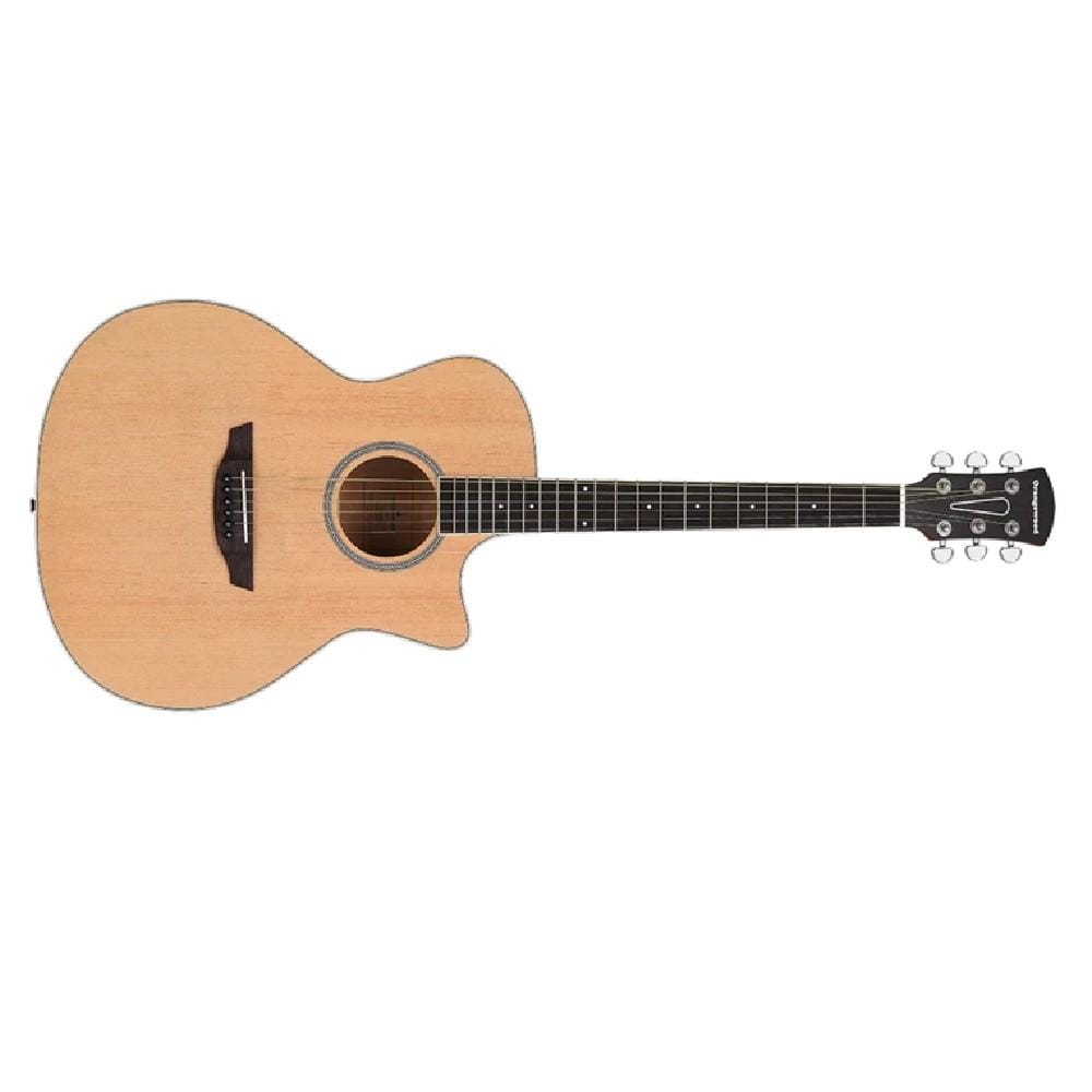 orangewood acoustic guitars orangewood rey grand auditorium cutaway layered spruce top acoustic guitar