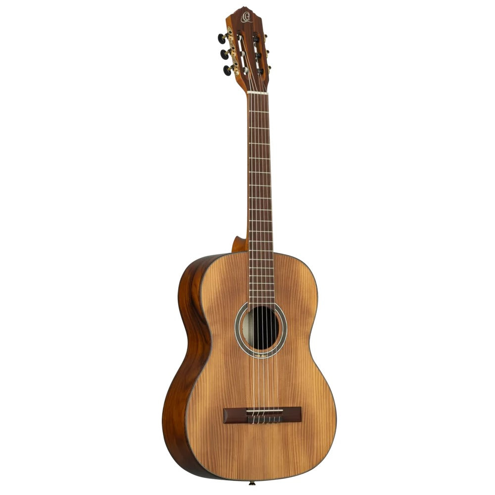 Ortega Acoustic Guitars Dark Brown Ortega R23RO Thermo Series Acoustic Guitar with Bag