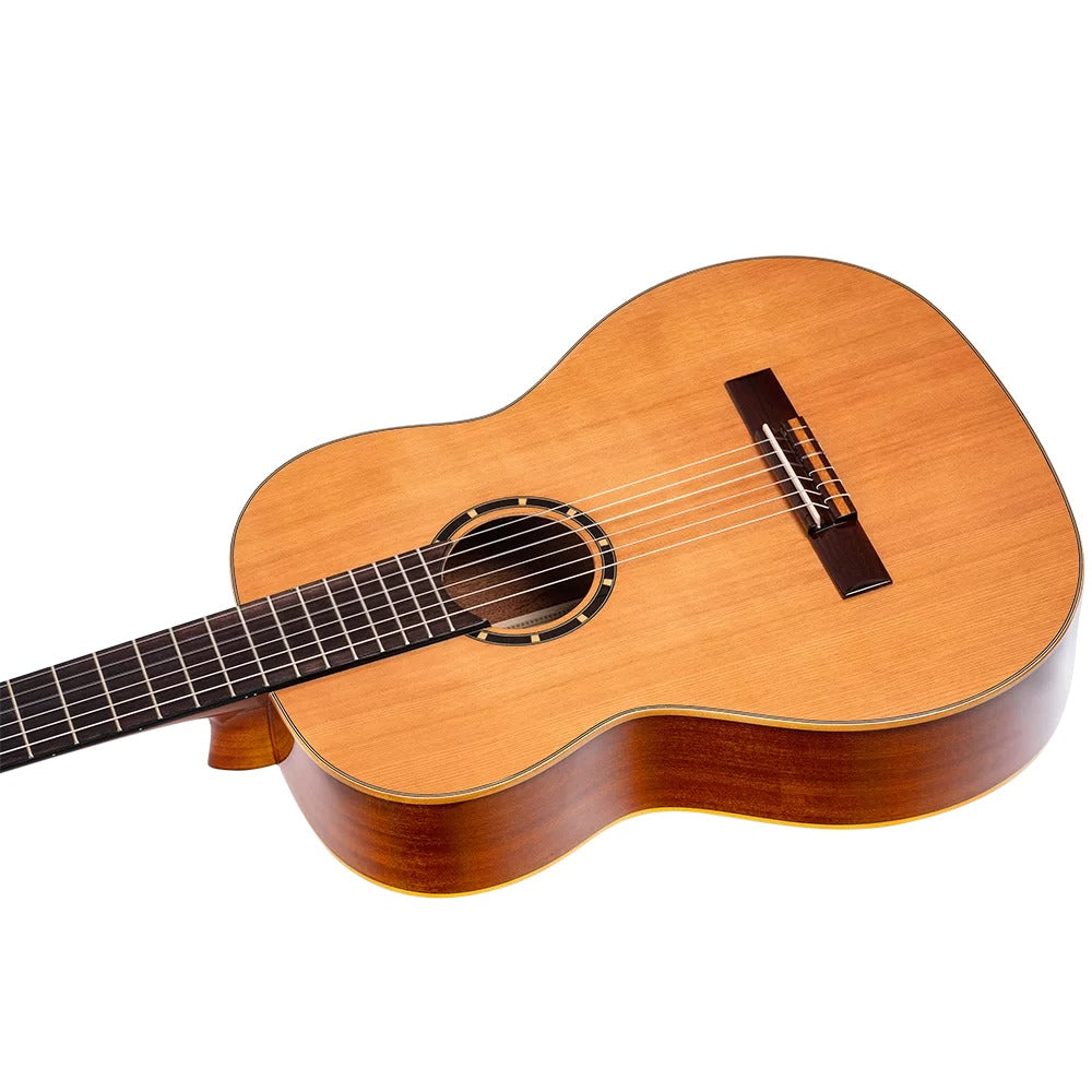 Ortega Acoustic Guitars Gloss Natural Ortega R122G Family Series Mahogany Acoustic Guitar with Bag
