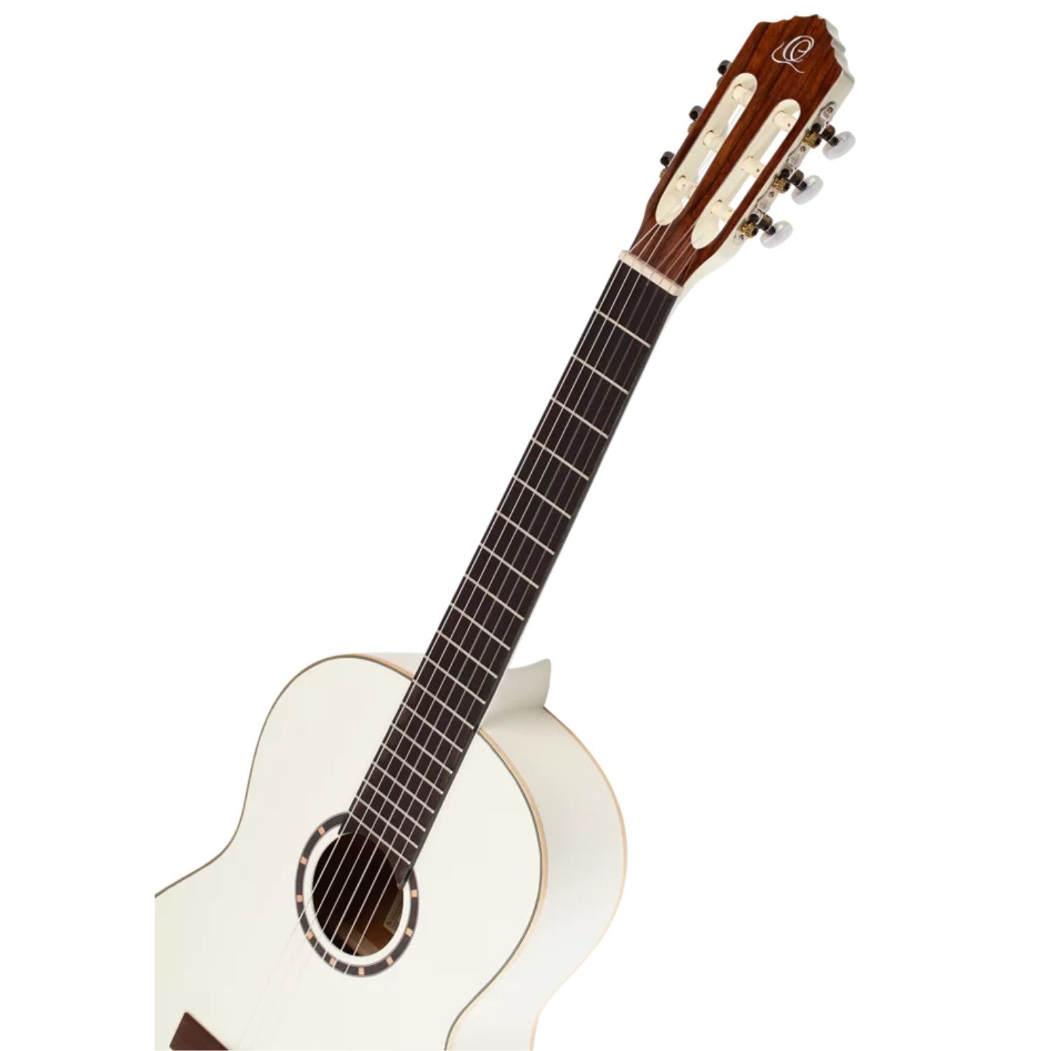 Ortega Classical Guitars White Ortega R121WH Family Series Classical Guitar with Bag